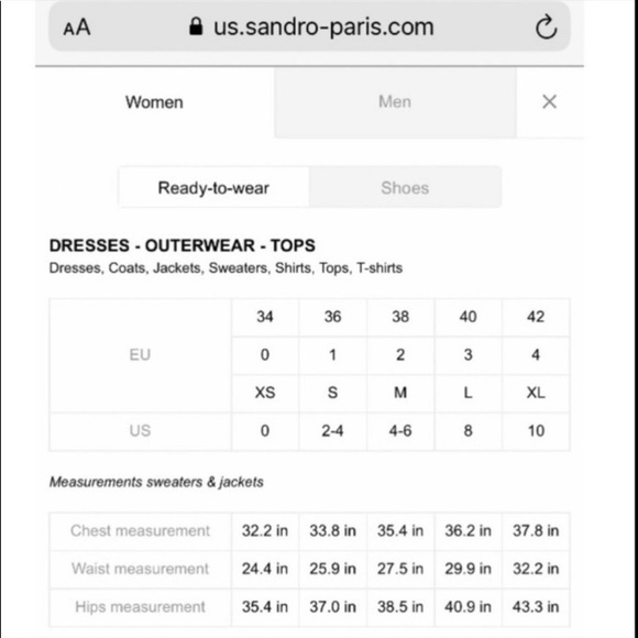 NWT Sandro Androsace Ribbed Wool Puff Sleeve Sweater Dress In Black - Picture 6 of 6